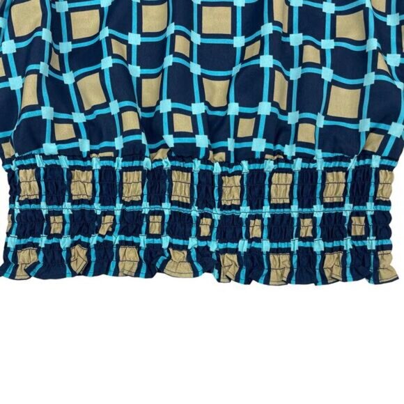 MICHAEL Michael Kors Geometric Blouse Sz XS - Picture 6 of 7